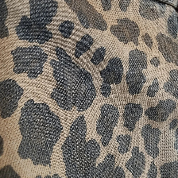 AE Curvy Super Highrise Brown Leopard Jeggings Skinny Jeans Plus Size 22 New - Picture 13 of 15